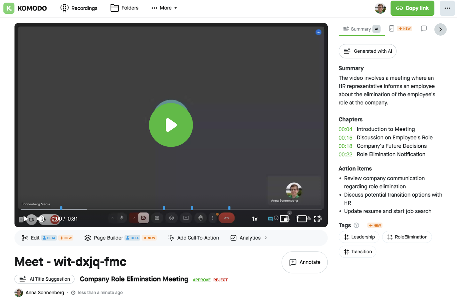 how to record a meeting screenshot